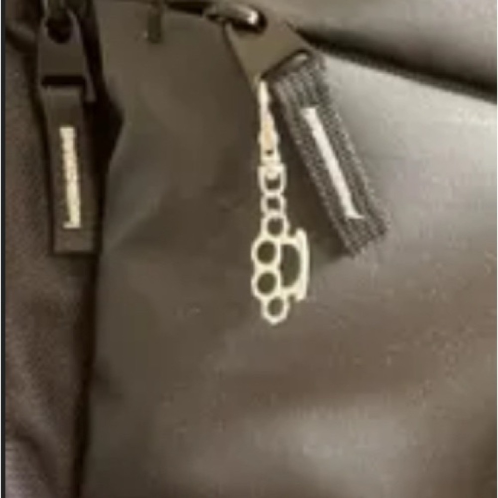 Silver Gun and Brass Knuckles Charms - Picture 7 of 7